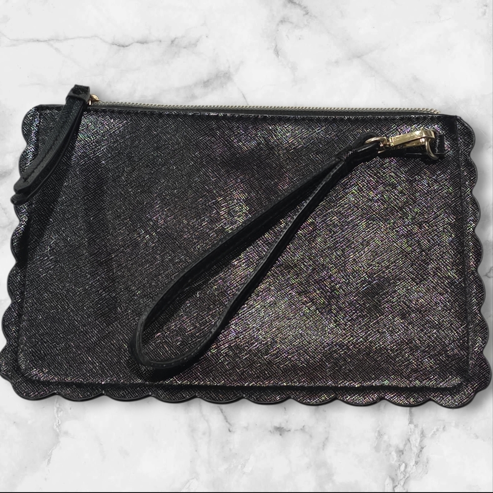 Victoria's Secret Black and Pink Wristlet Clutch- B83 - Picture 3 of 6